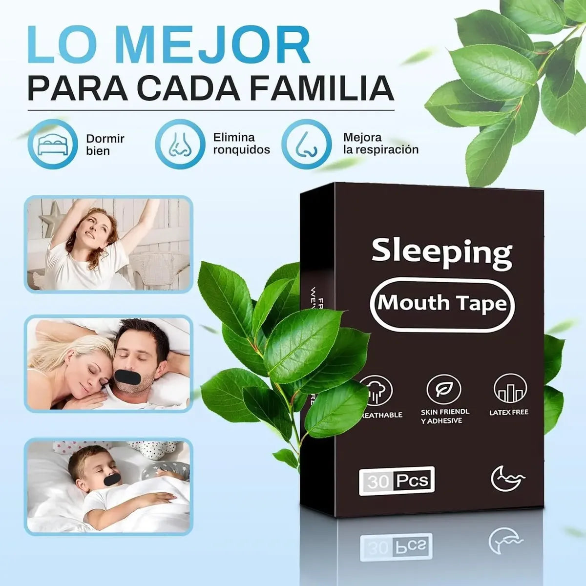 CINTA ATIRRONQUIDOS PARA DORMIR