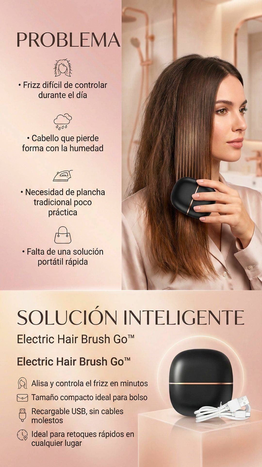 PEINE ALISADOR PARA CABELLO