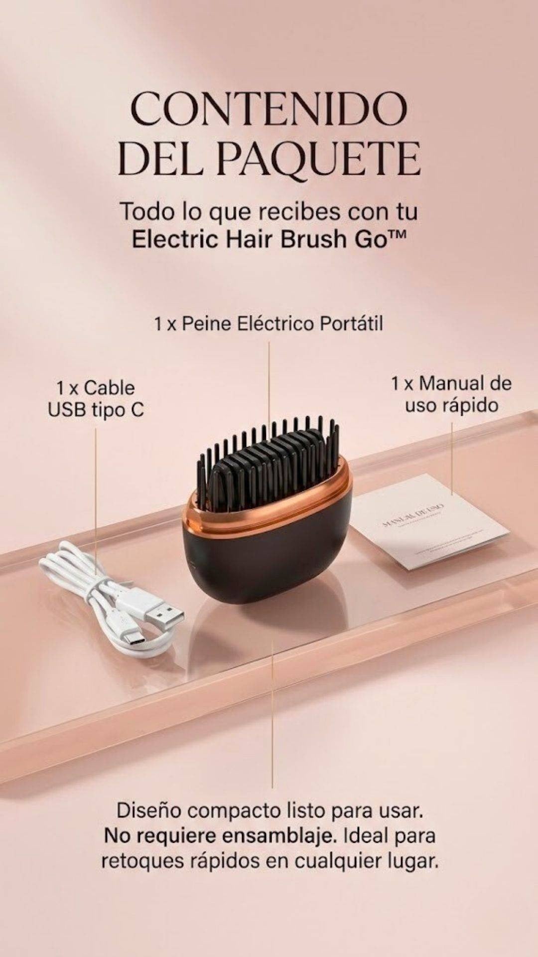 PEINE ALISADOR PARA CABELLO